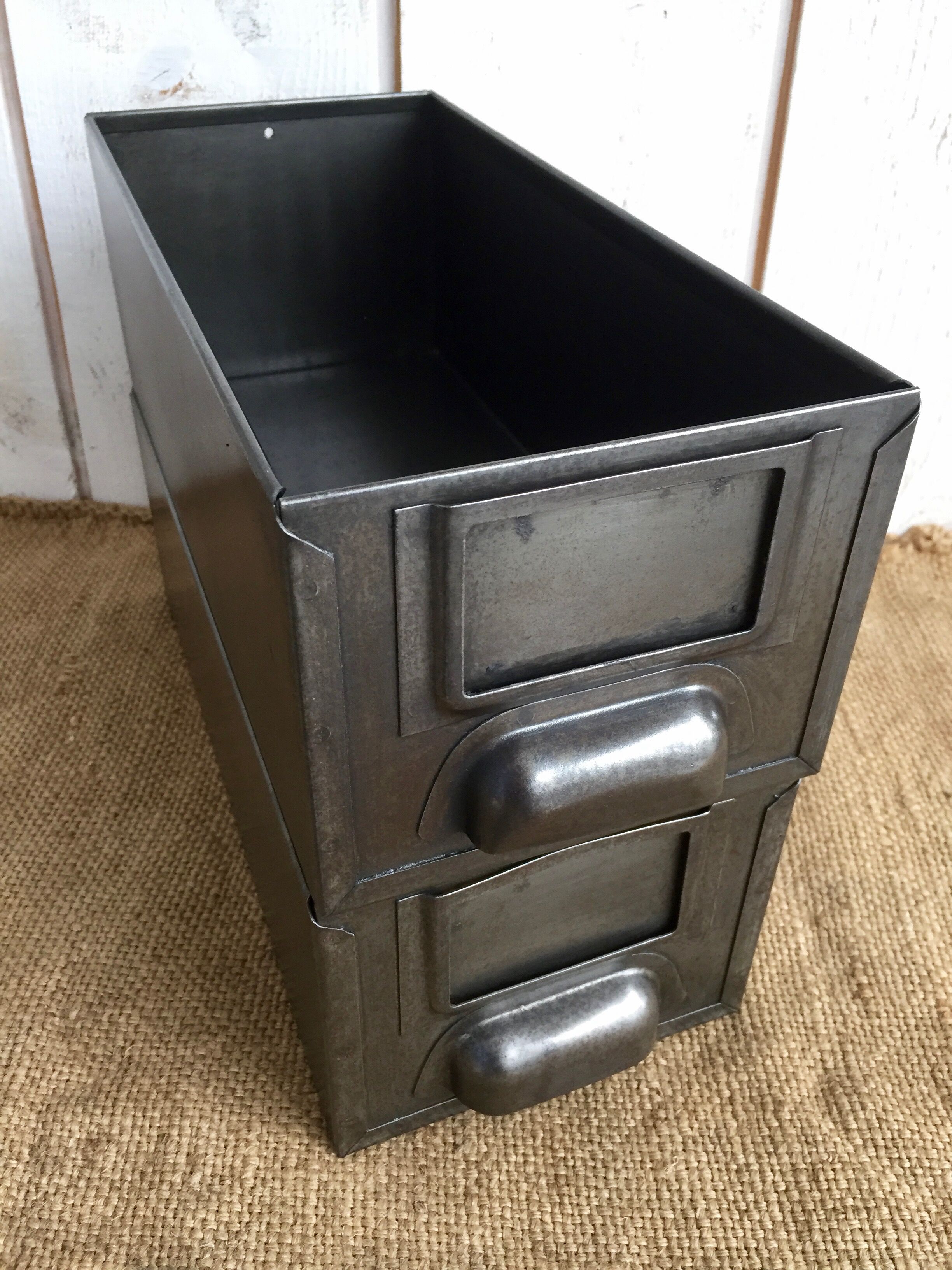 Pair of industrial drawers
