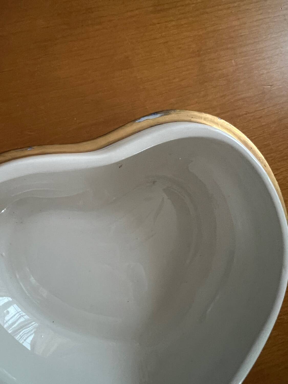 Boîte vintage cœur porcelaine