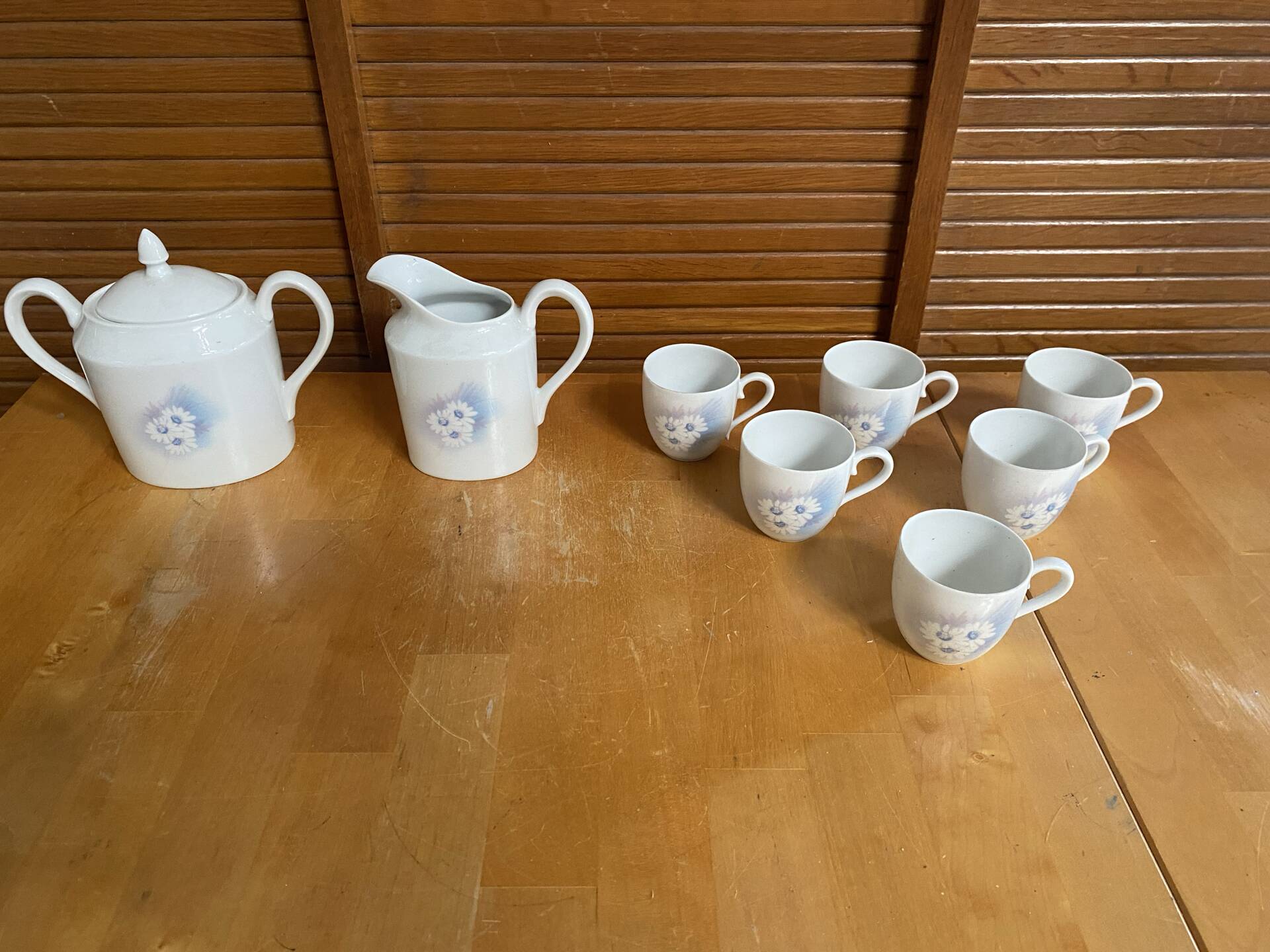 Service tea café antique porcelain limoges jammet seignolles model mo