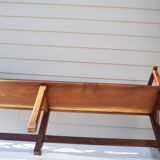 Solid oak bench