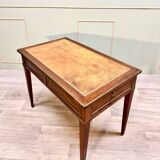Flat Desk With Side Drawers In Mahogany Louis XVI XVIII Eme Century