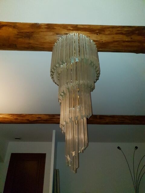 Paolo Venini waterfall chandelier