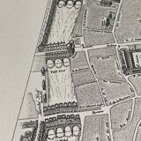 Map of Paris - Faubourg de Saint-Germain in 1652