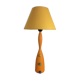 Lampe Olivier Villatte bois orange années 80