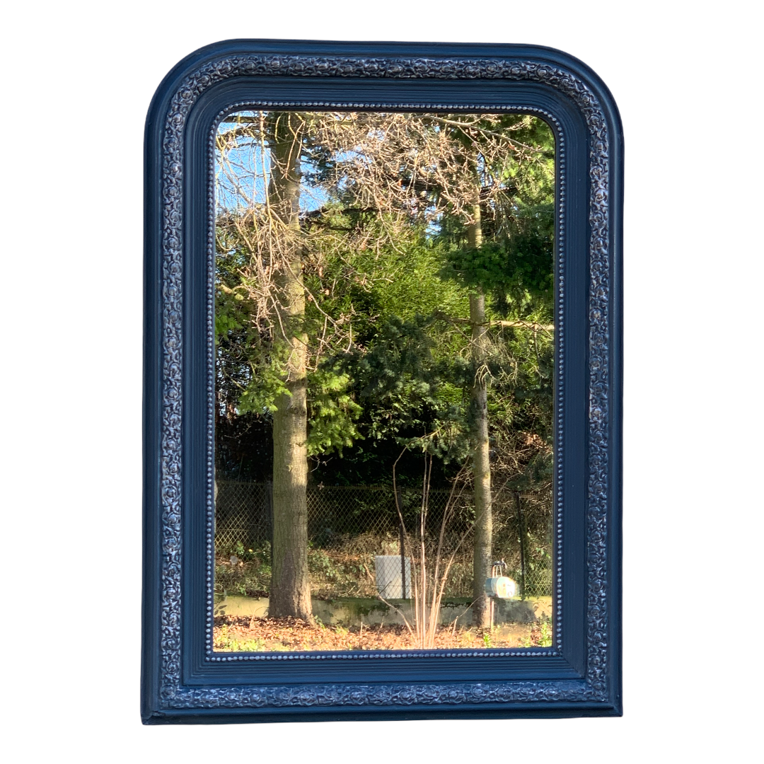 Mirror louis philippe 75x105 gray blue