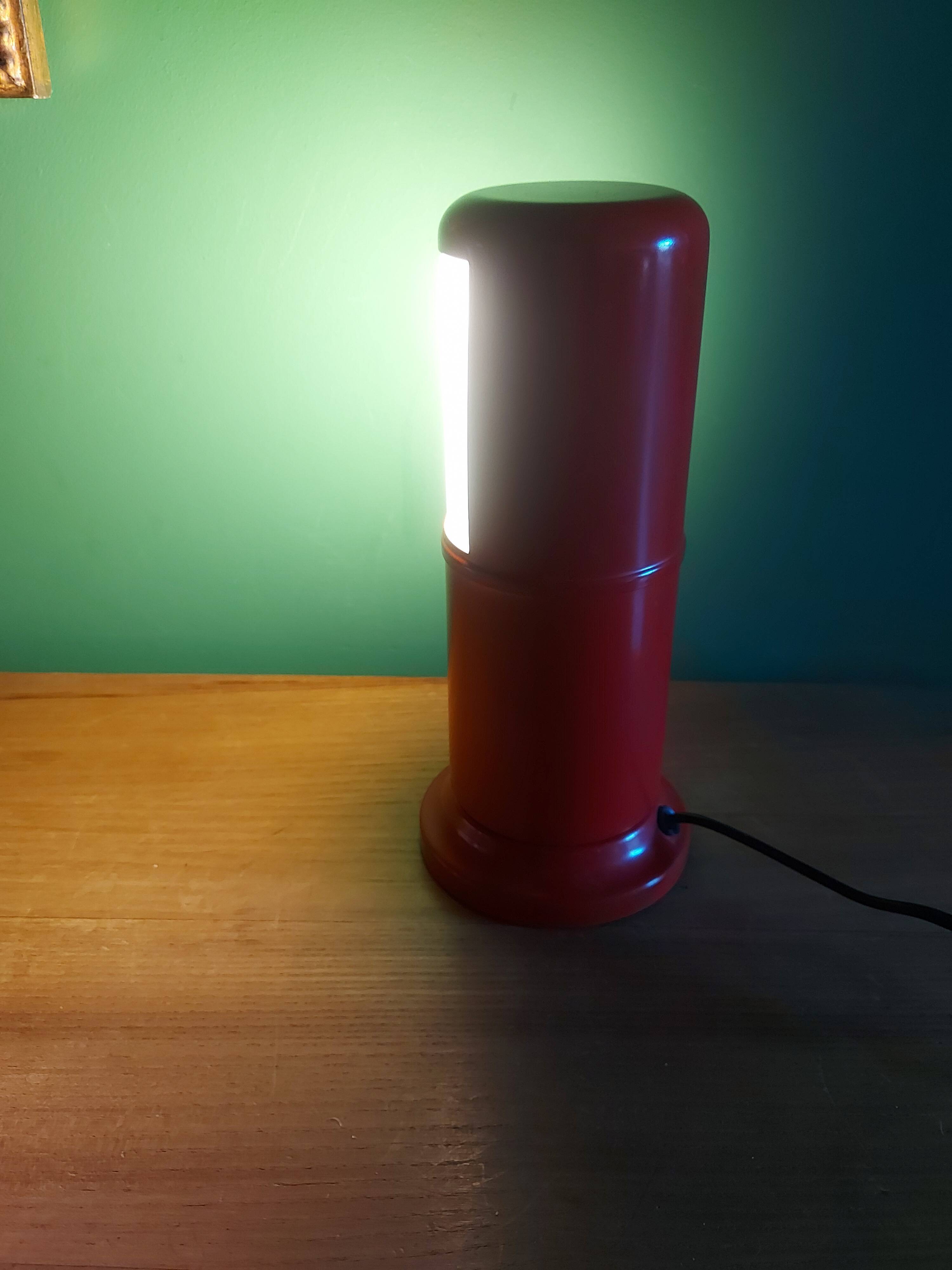 Vintage metal lamp 1980