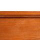 Nightstand in marked pine and marble, 37x81cm, 1940s, Art Deco, Gallé