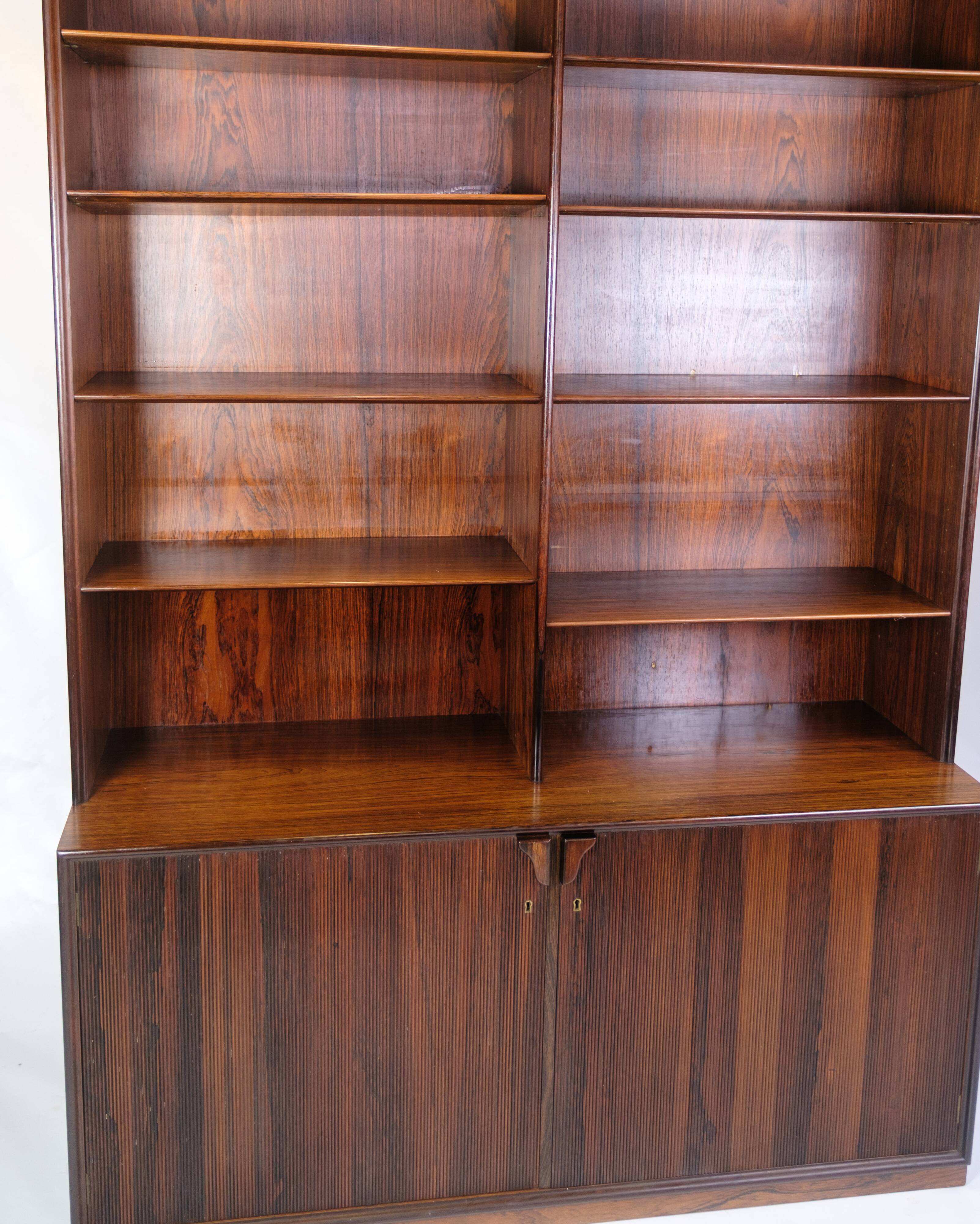 Bookcase Made In Rosewood By Frode Holm From 1960s
