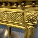 C19th Gilt Overmantle mirror