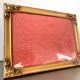 Vintage Metal Picture Frame 23 cm x 17 cm CONVEX glass