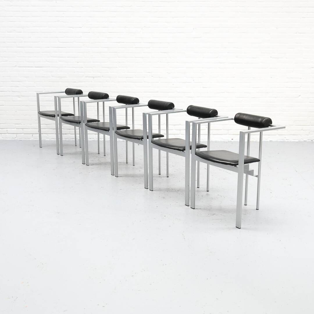 Trix Dining Chair Set by Karl Friedrich Förster for KFF 1980s