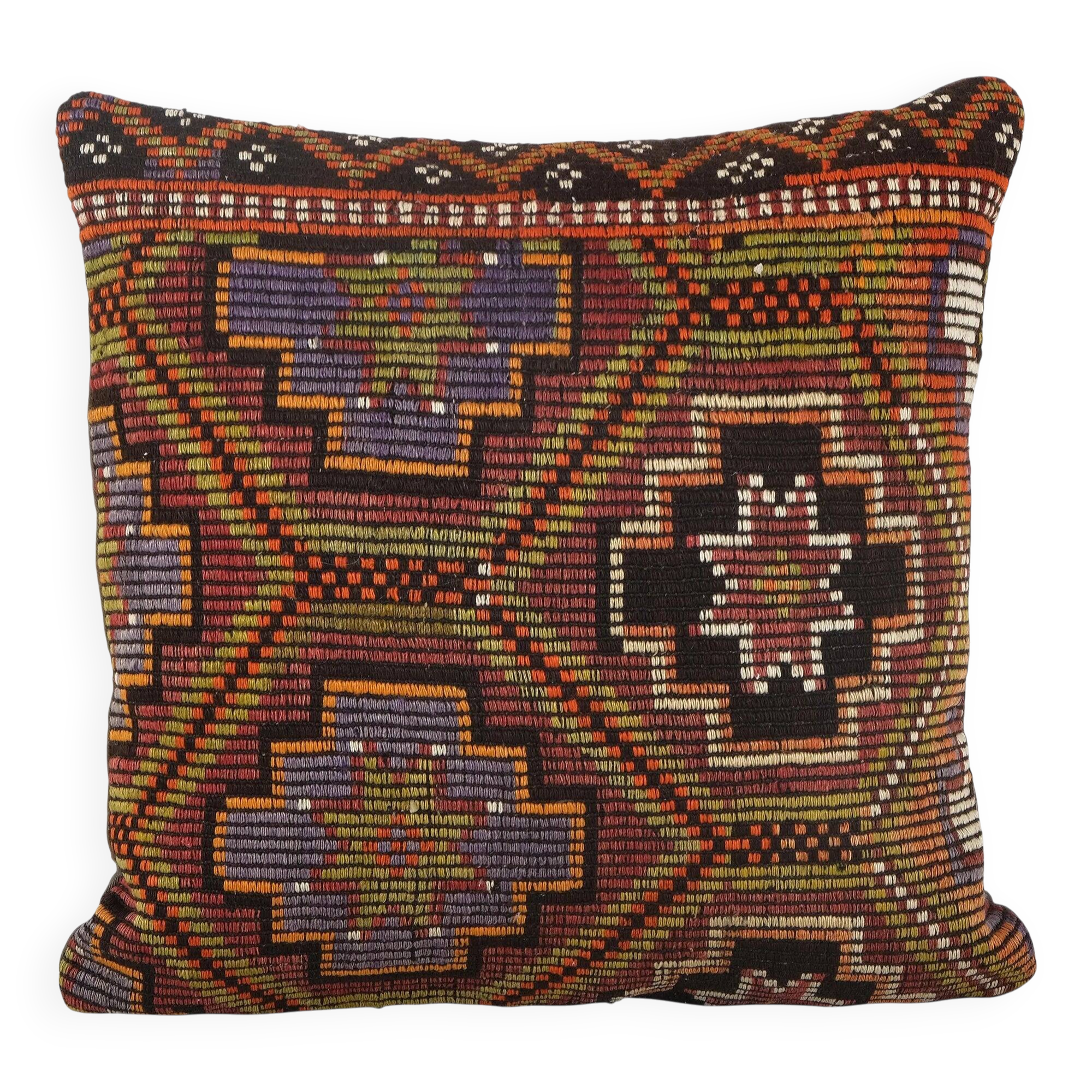 Vintage kilim cushion cover 61x61 cm