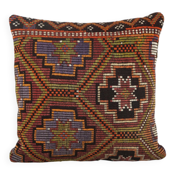 Vintage kilim cushion cover 61x61 cm