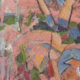Fauve Still Life with Fish - Oil on Canvas