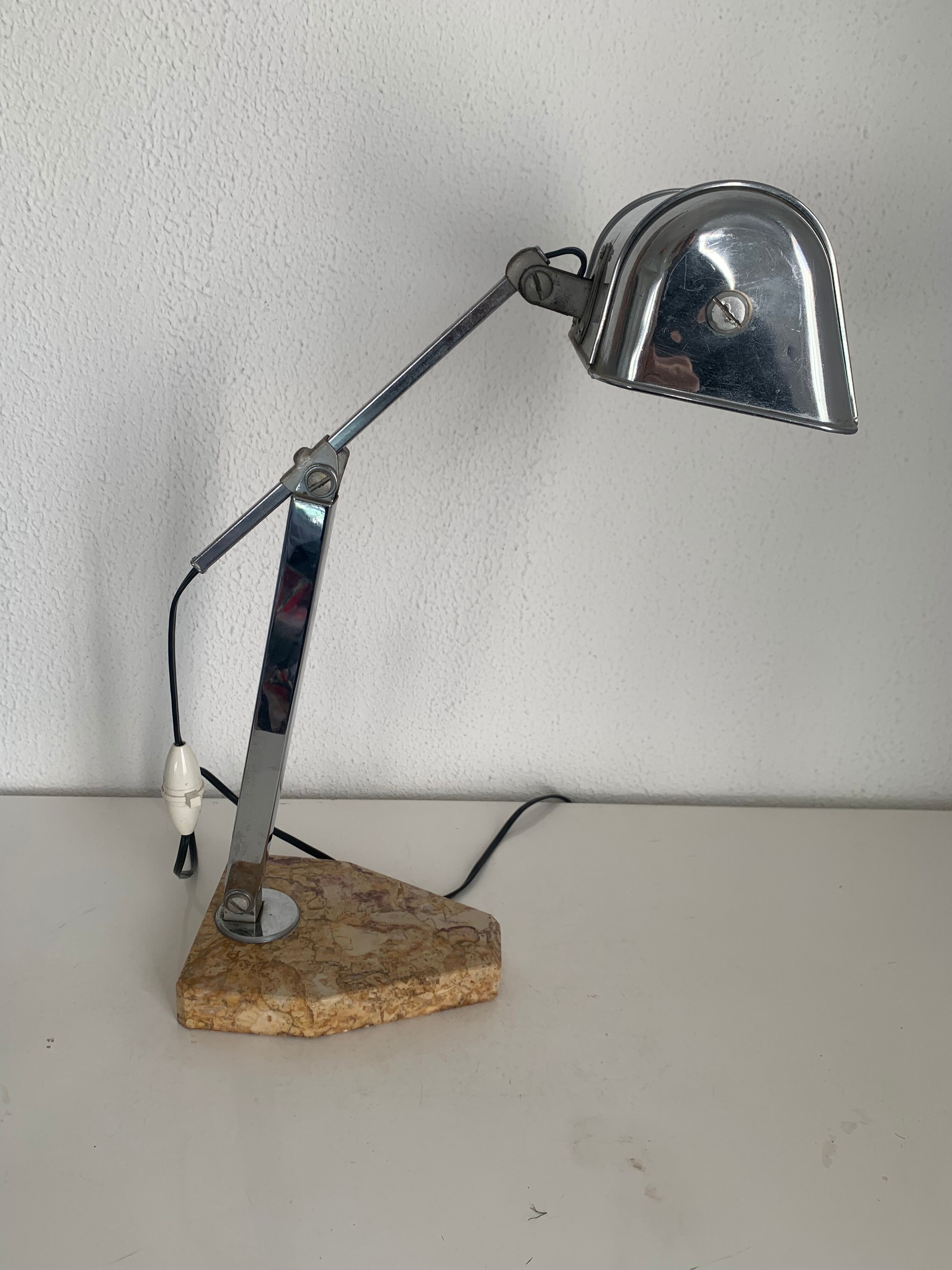 Lampe Fare en marbre, France 1930