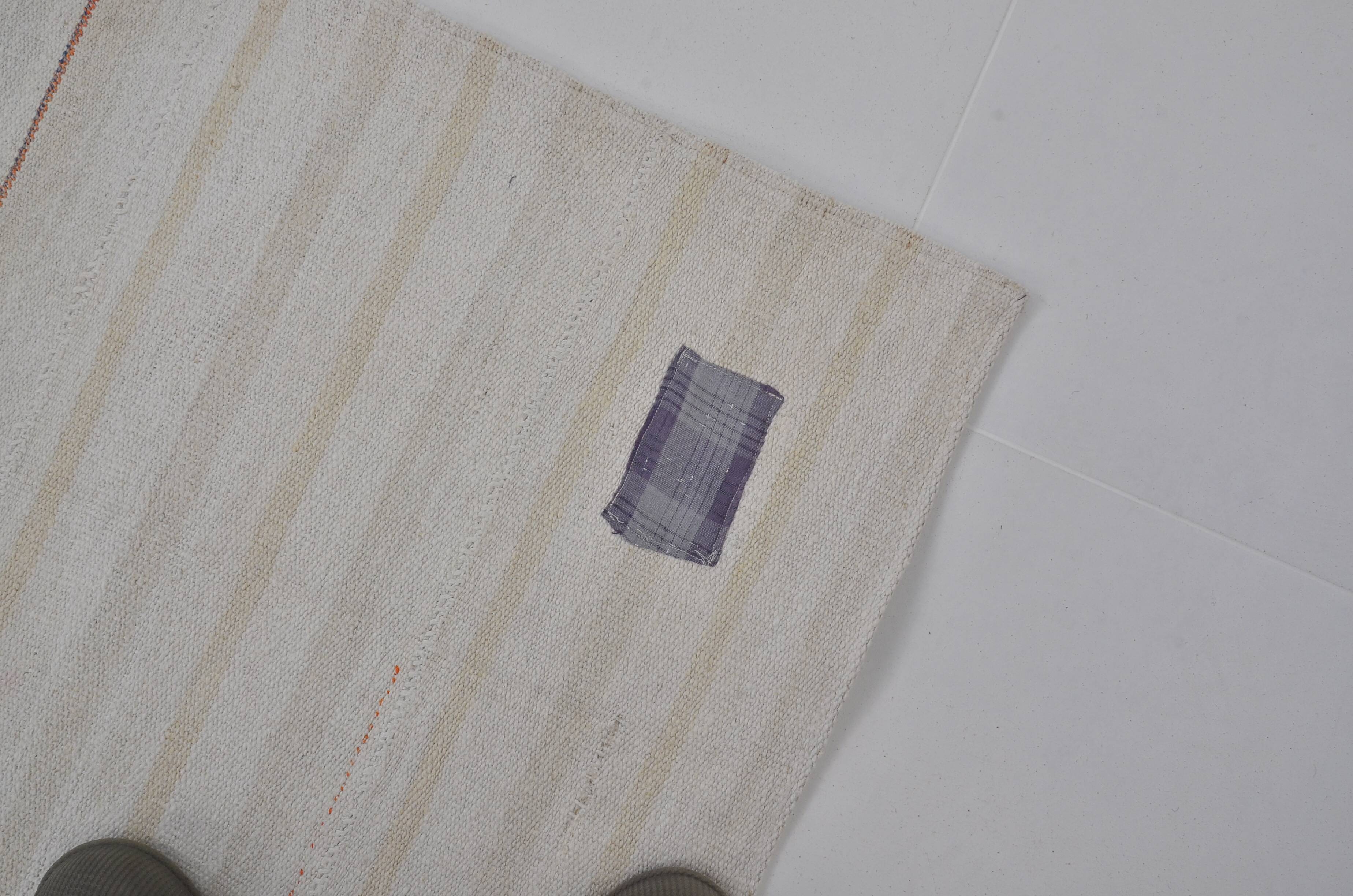 Small Hemp Bohemian Kilim Rug sku 3818