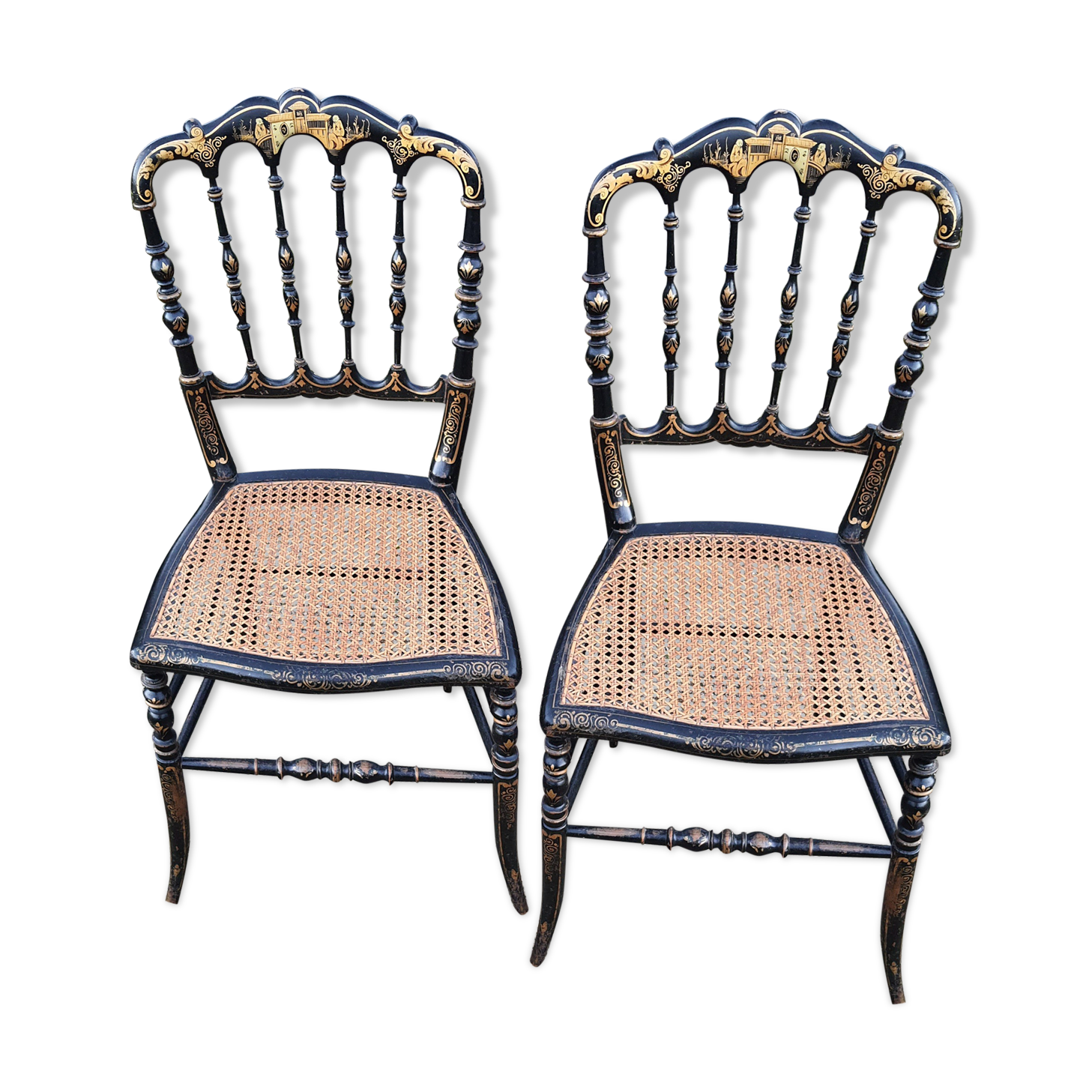 Pair of Napoleon III chairs