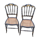 Paire de chaises Napoléon III