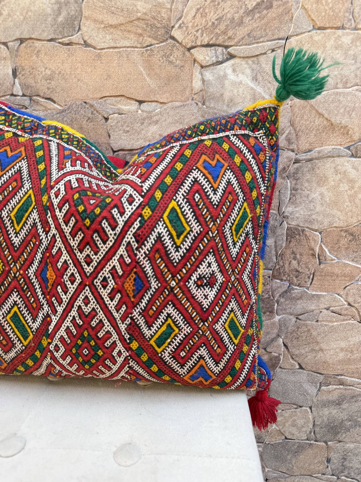 Housse de coussin marocaine, housse de coussin berbère, housse de coussin