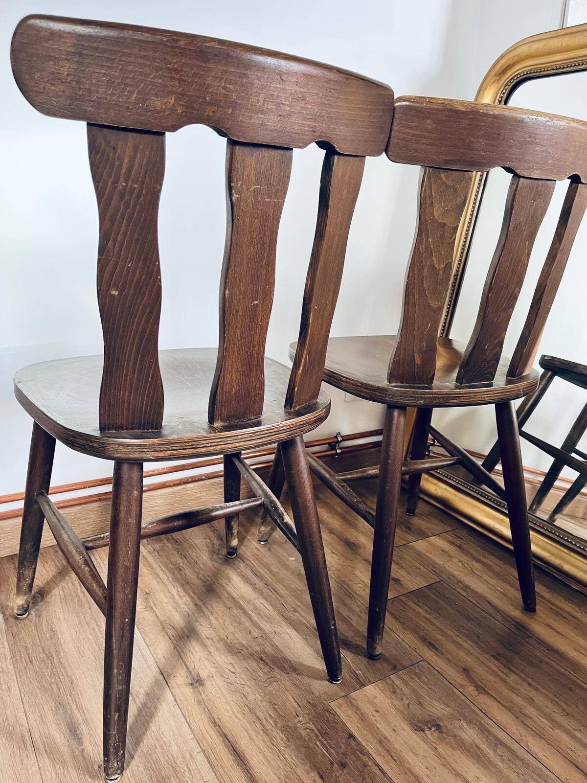 Pair of bistro chairs