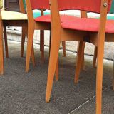 Set of 5 chairs + 1 free. 1960s.