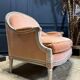 Marquise / Small Sofa From the Napoleon III Period in Painted Wood, Finely Carved - 19th Century