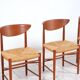 Ensemble de 4 chaises à repas en teck par Peter Hvidt & Orla Molgaard-Nielsen