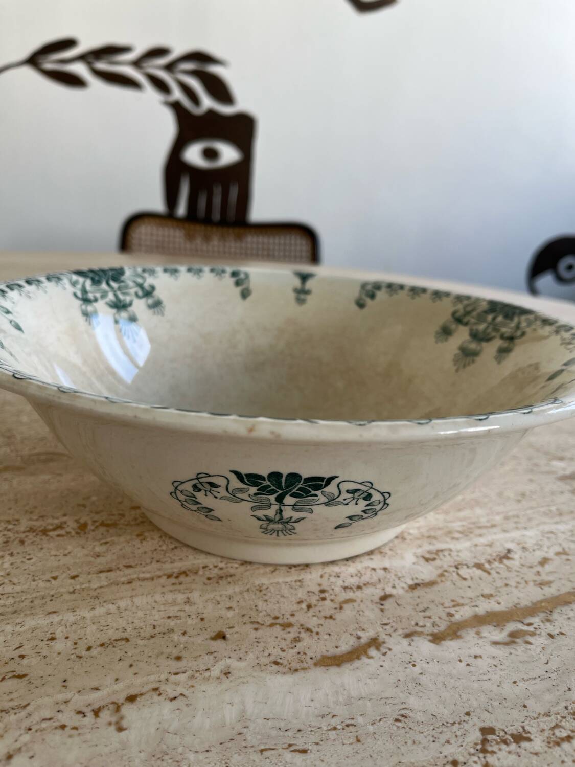 Onaing iron clay salad bowl