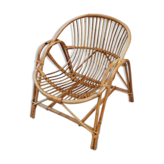 Rattan armchair for adult stun 60