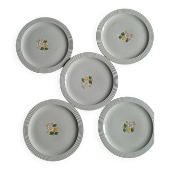 assiettes dessert Longwy