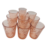 Set of 10 Luminarc Rosaline cups