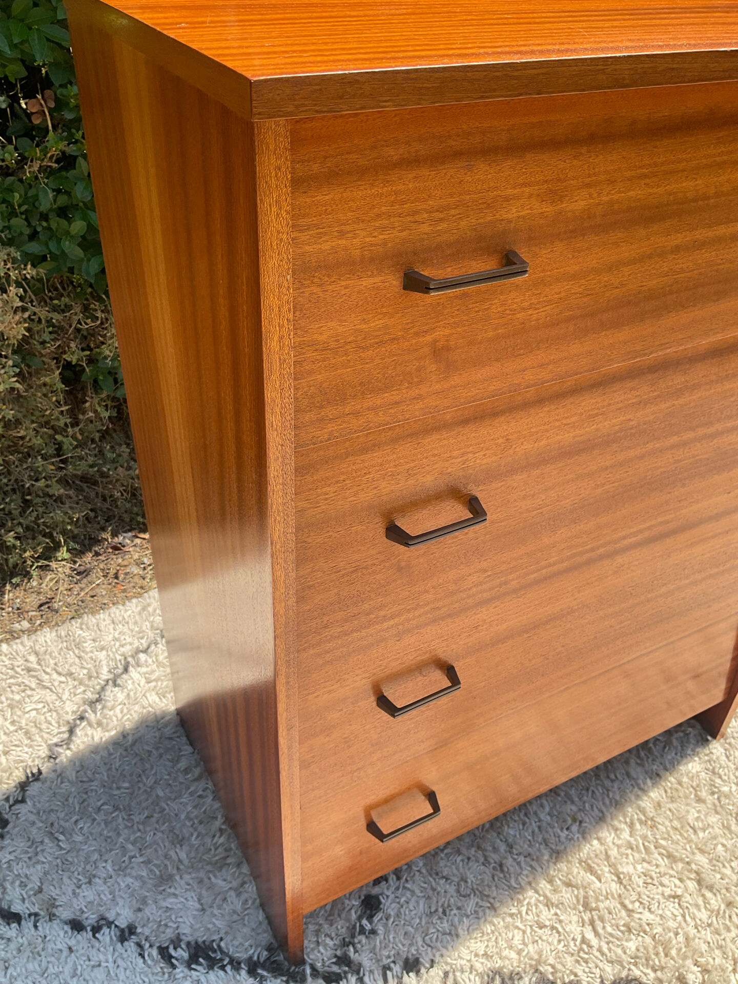 Vintage shoe cabinet from the 1970s.