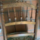 Paires de chaises tissu fleuri aux dames de France