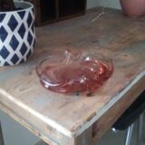 Csa ashtray in blown glass 70s