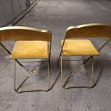 6 vintage opera folding chairs