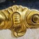 Antique gilded wooden mirror – rococo style / Louis XV / early 20th century