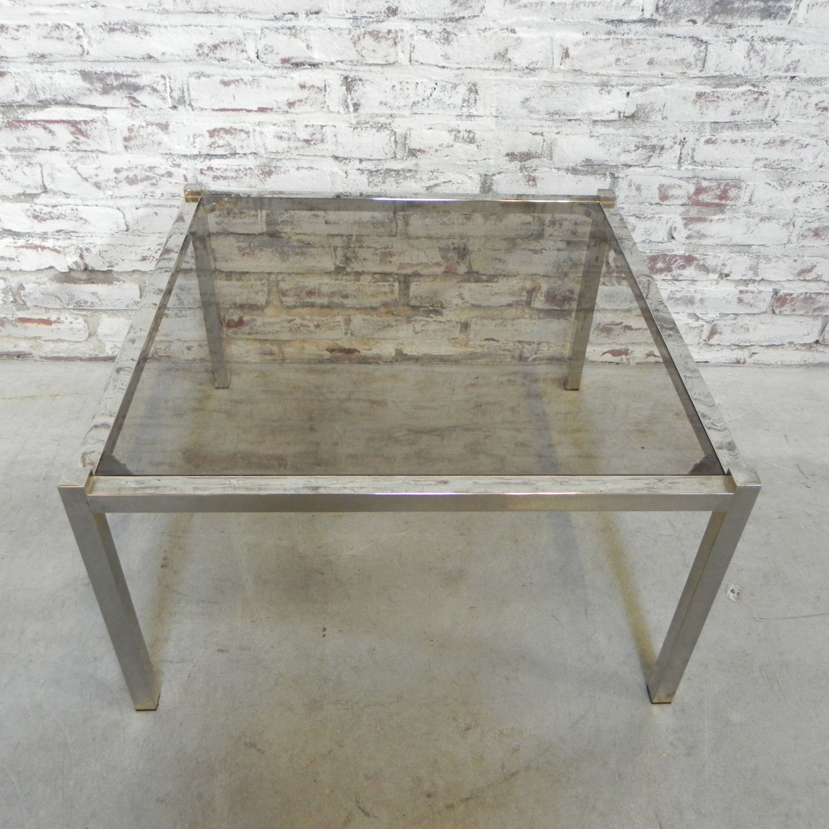 Table basse Hollywood Regency  65 x 65 cm