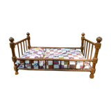 Napoleon III style doll bed