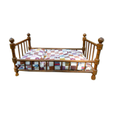Napoleon III style doll bed