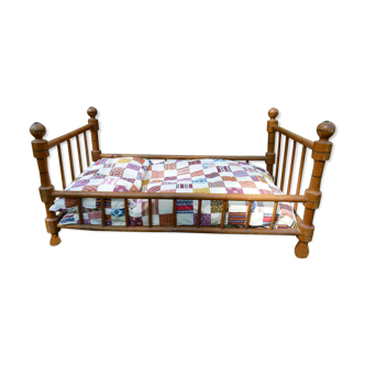 Napoleon III style doll bed