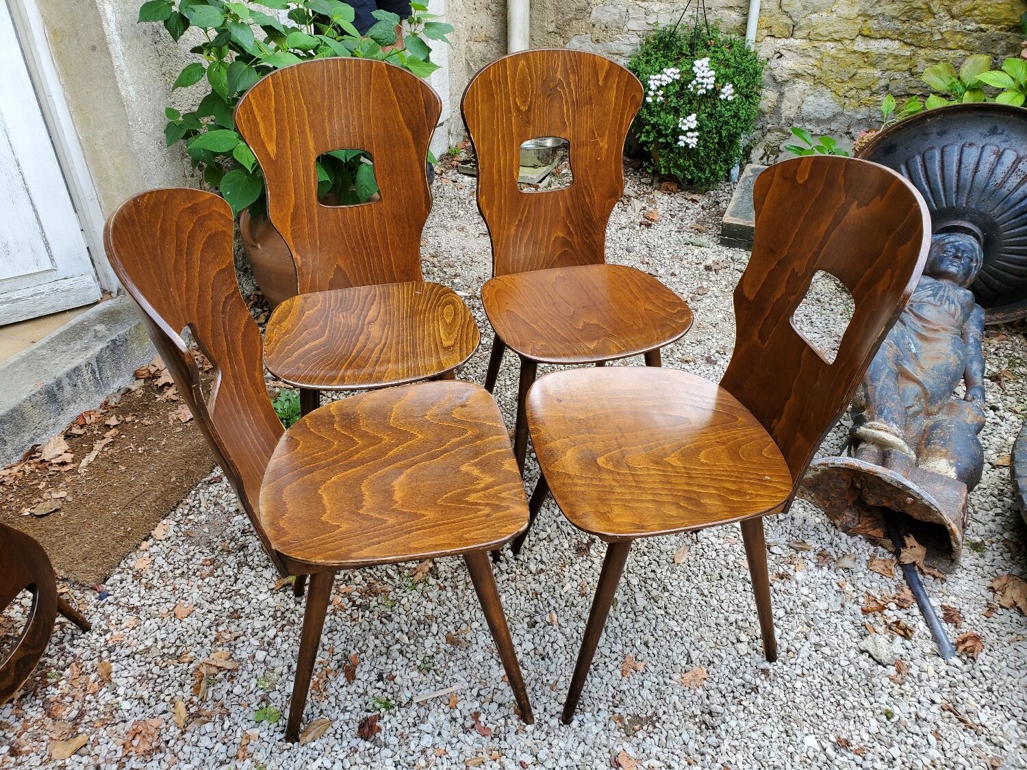 Set of 4 Baumann chairs