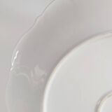 Large antique hollow plate in gilded porcelain – Tirschenreuth, Bavaria –