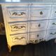 Patinated royal chest of drawers Louis XV style