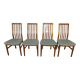 Danish Design teak dining chairs Kai Kristiansen, Set of 4