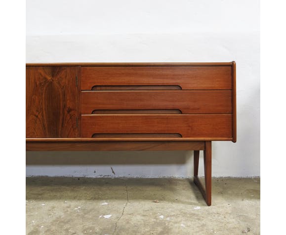 Enfilade en teck et bois de rose pour Younger années 60