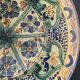 Large Dish Fez Morocco 19th 19th polychrome earthenware 35.3 cm