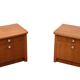 Set Art Deco nightstands Nutwood 1930s Holland