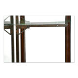 Brass and mahogany shop window