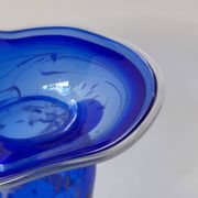 Vase en verre soufflé signé Martine Durand-Gasselin