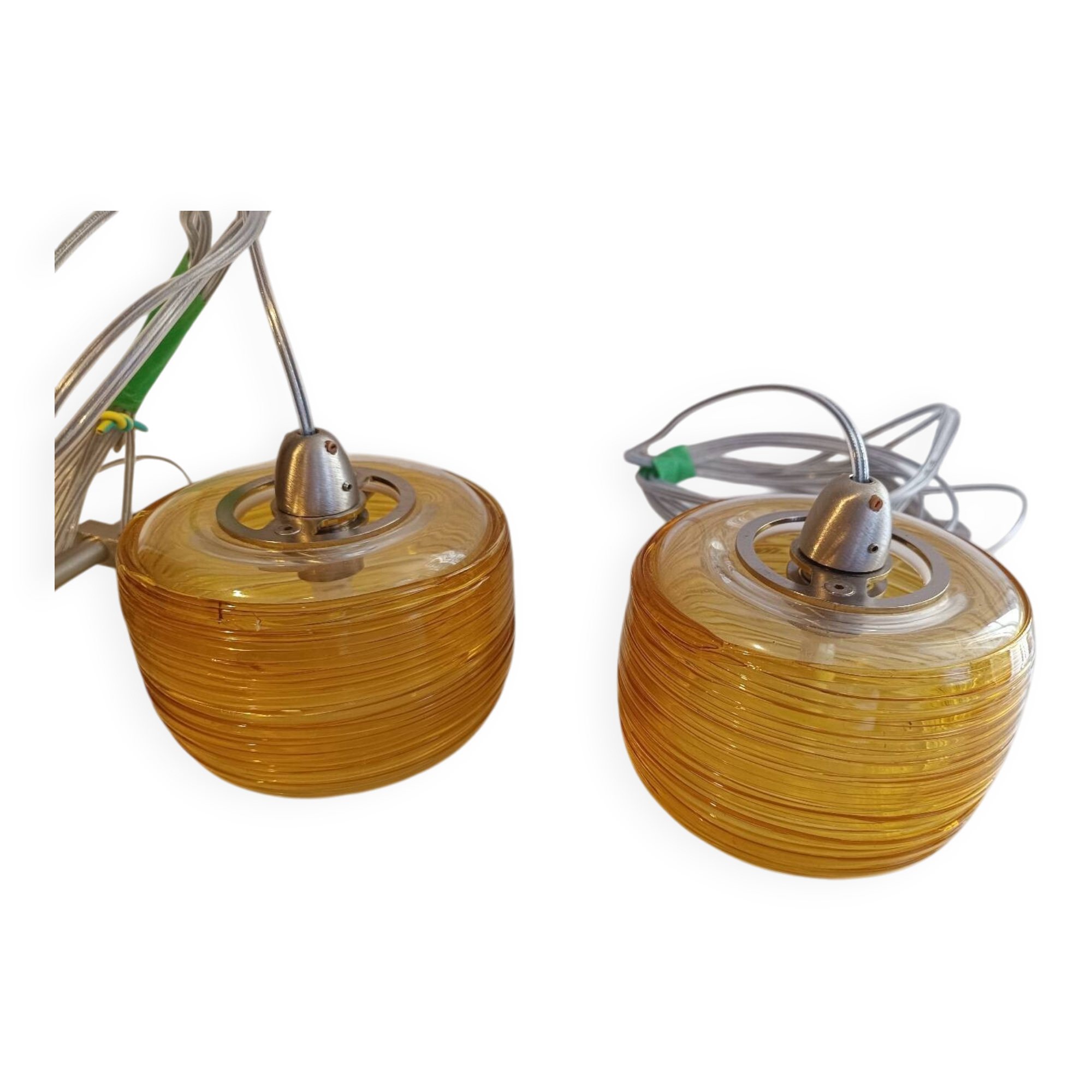 Damasco pendant lamp by vistosi Murano glass